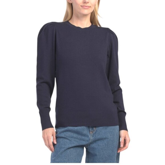 MARLED Puff Shoulder Pull Over Sweater - Picture 1 of 2